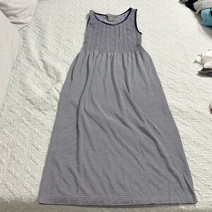 Striped Sleeveless Maxi Dress